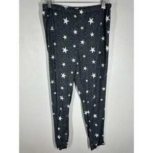 Ekouaer Pajama Pants Womens Medium Gray Star Print Soft Lounge Sleep Joggers